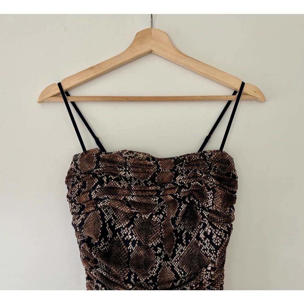 NWOT Aritzia Luxor Dress in Snake Skin Print